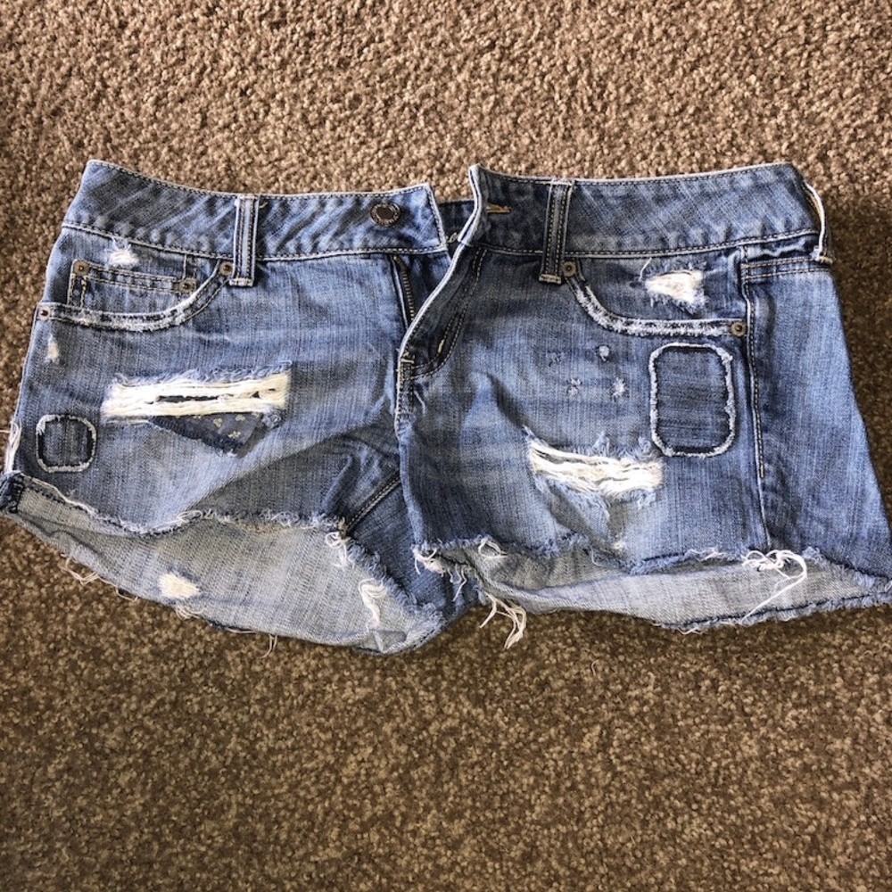 american eagle jean shorts